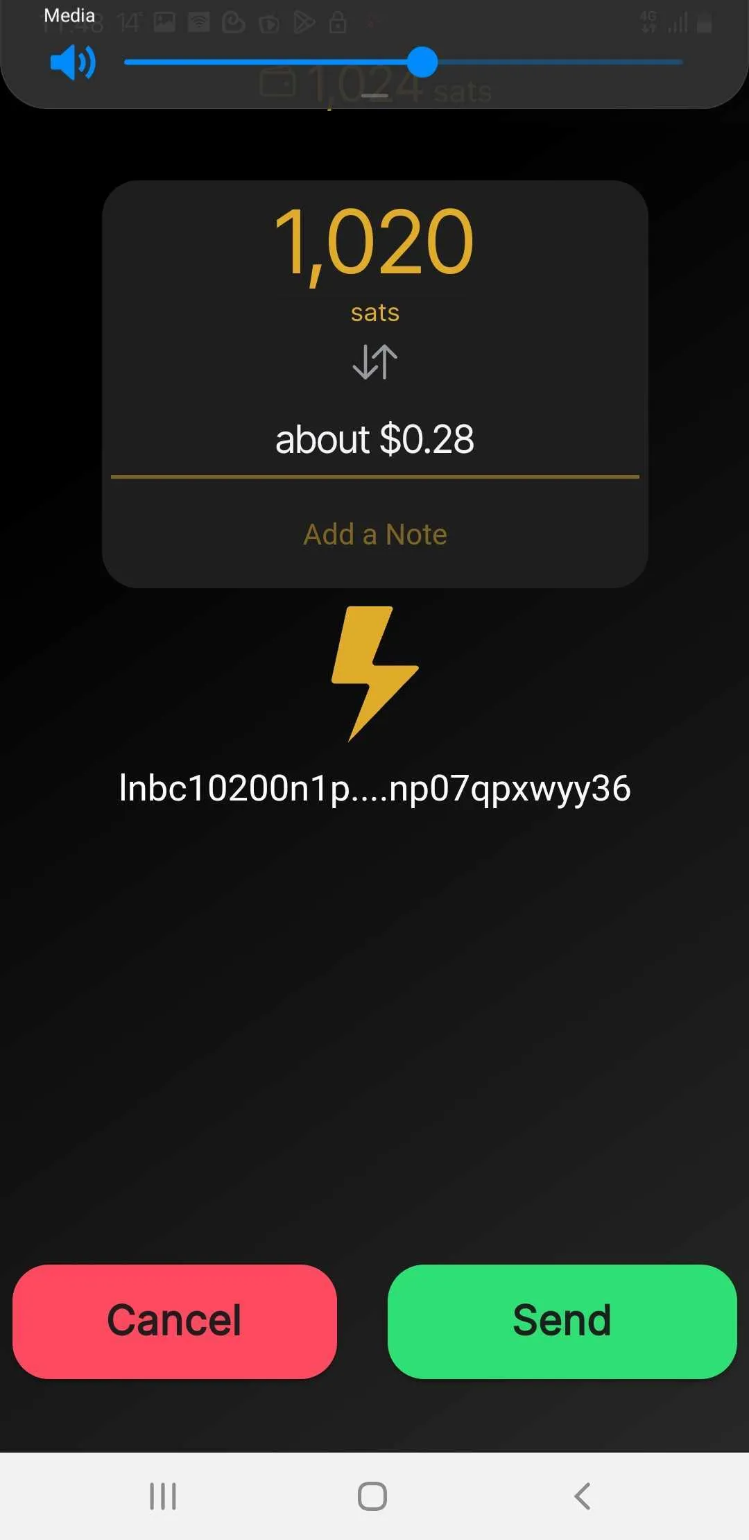 Wallet of Satoshi Transfer to Hive screenshot